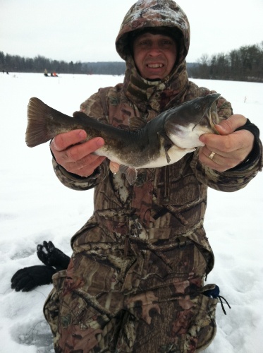 Joe Spirko Ice Fishing 2014